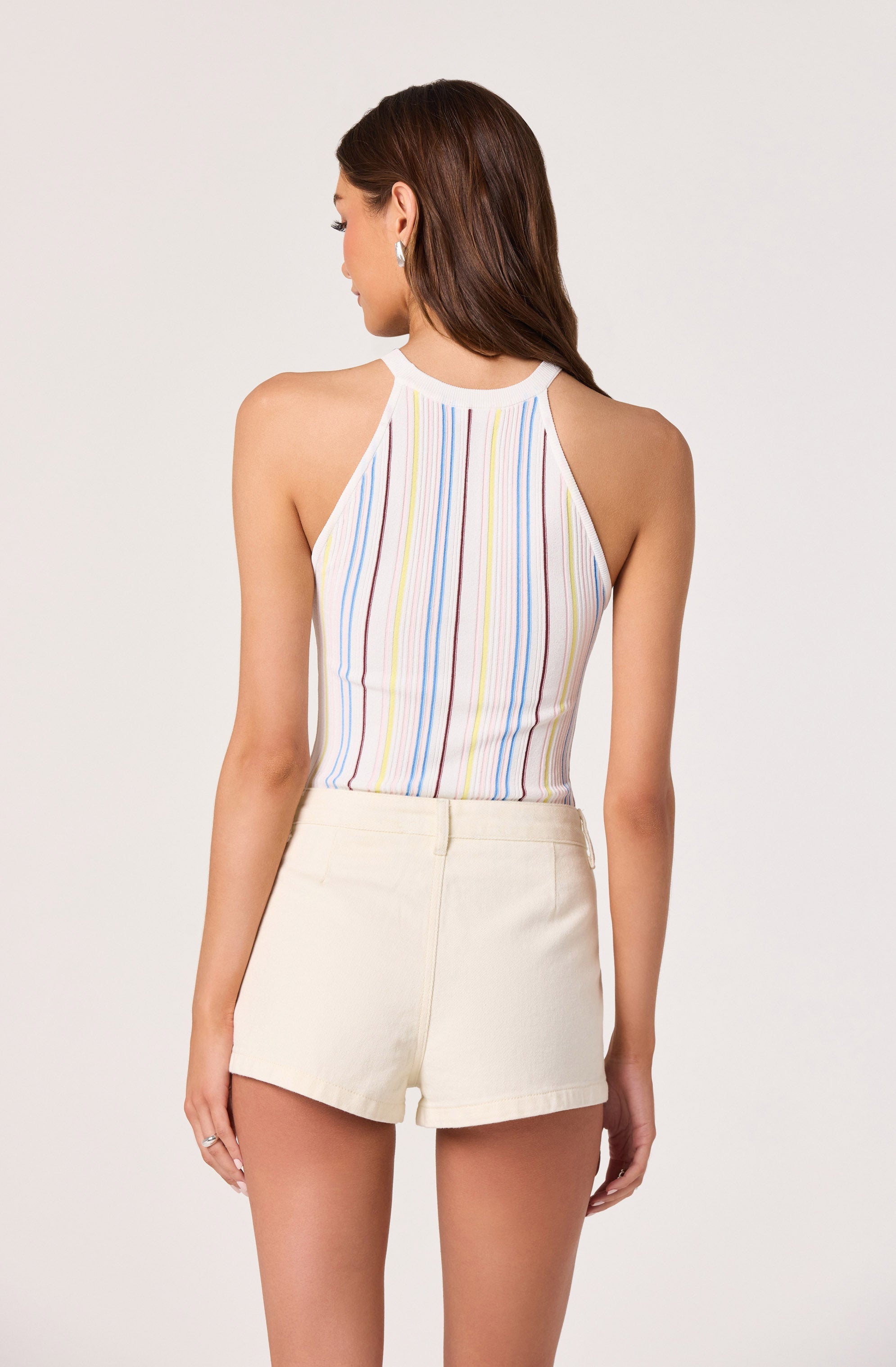 Betia Multi-Stripe Ribbed Tank