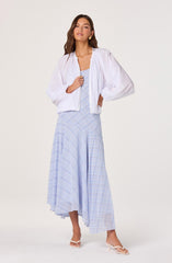 Blanche Semi-Sheer Bomber Jacket