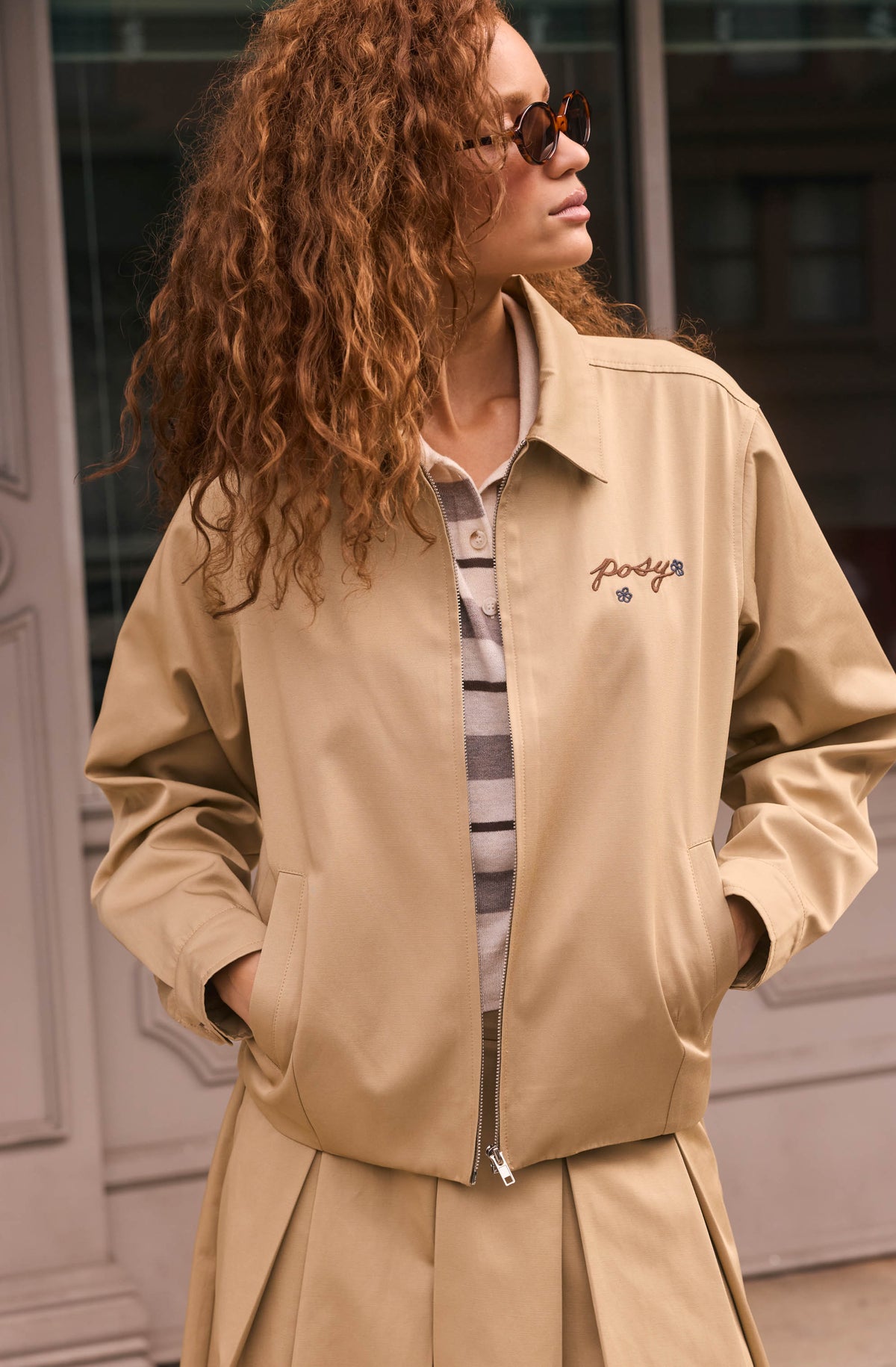 Alice Embroidered Chore Jacket
