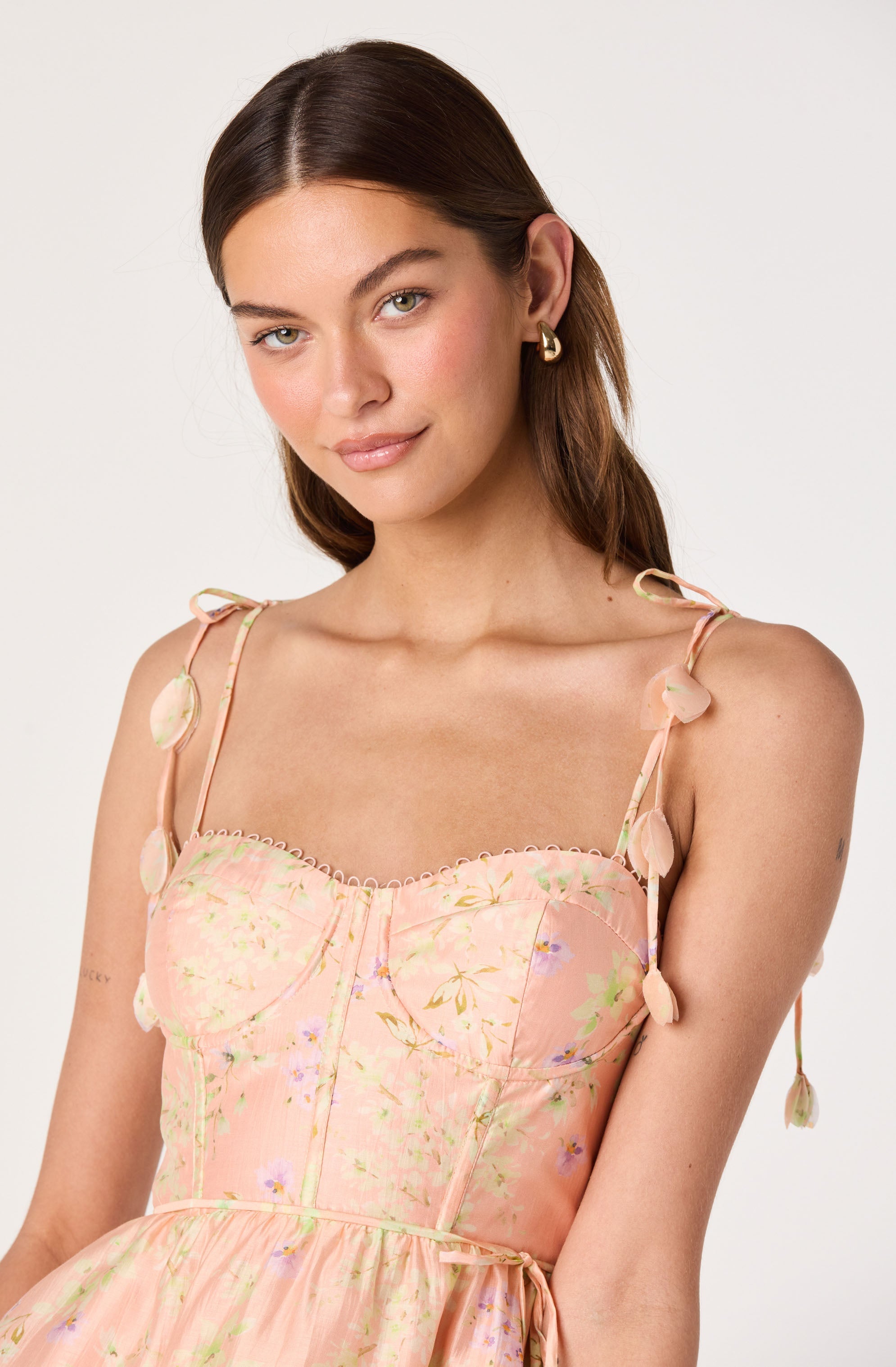 Halcyon Floral Bustier Top