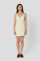 Calissa Button-Front Mini Dress