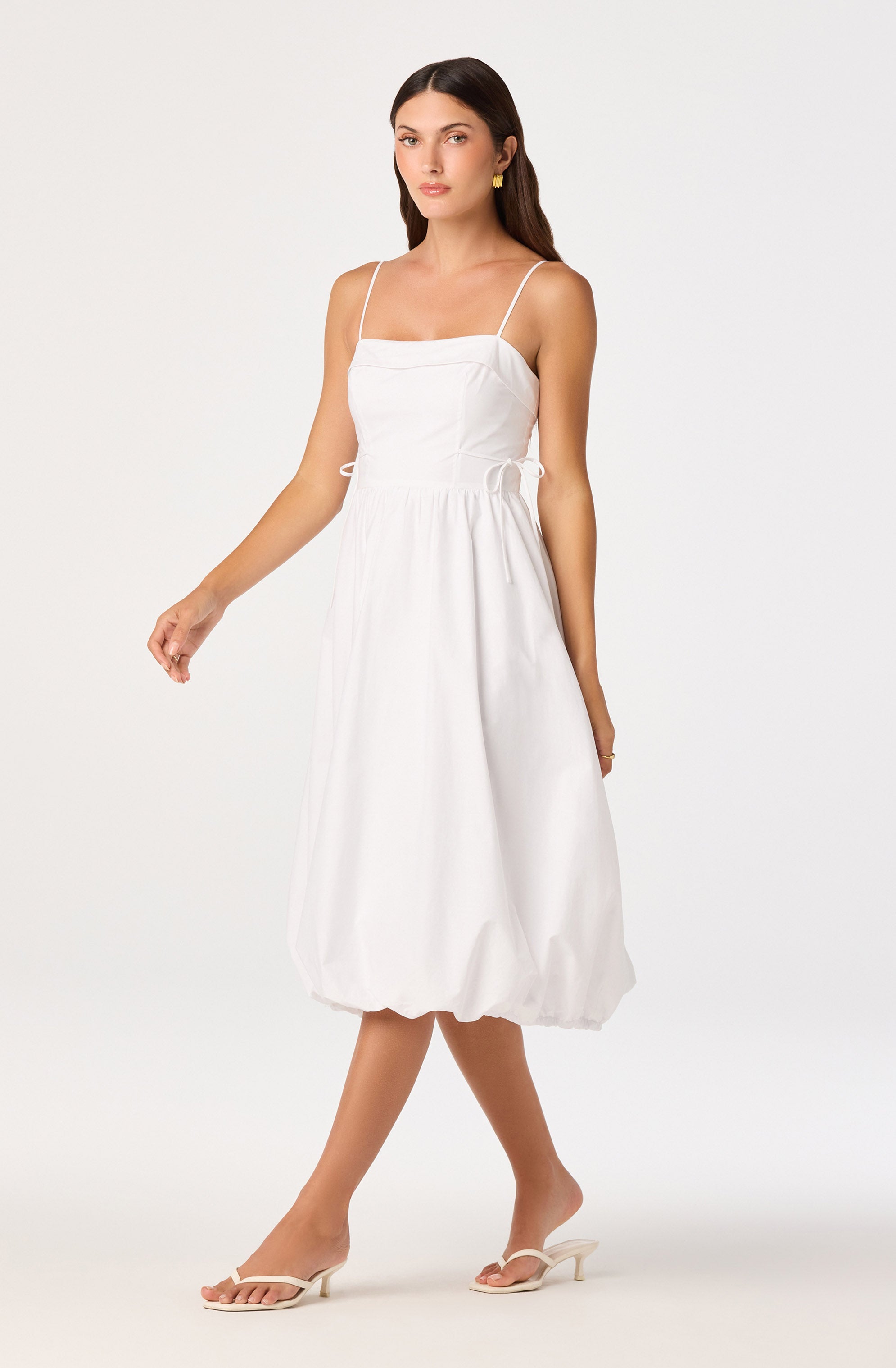 Dahlia Bubble Hem Midi Dress