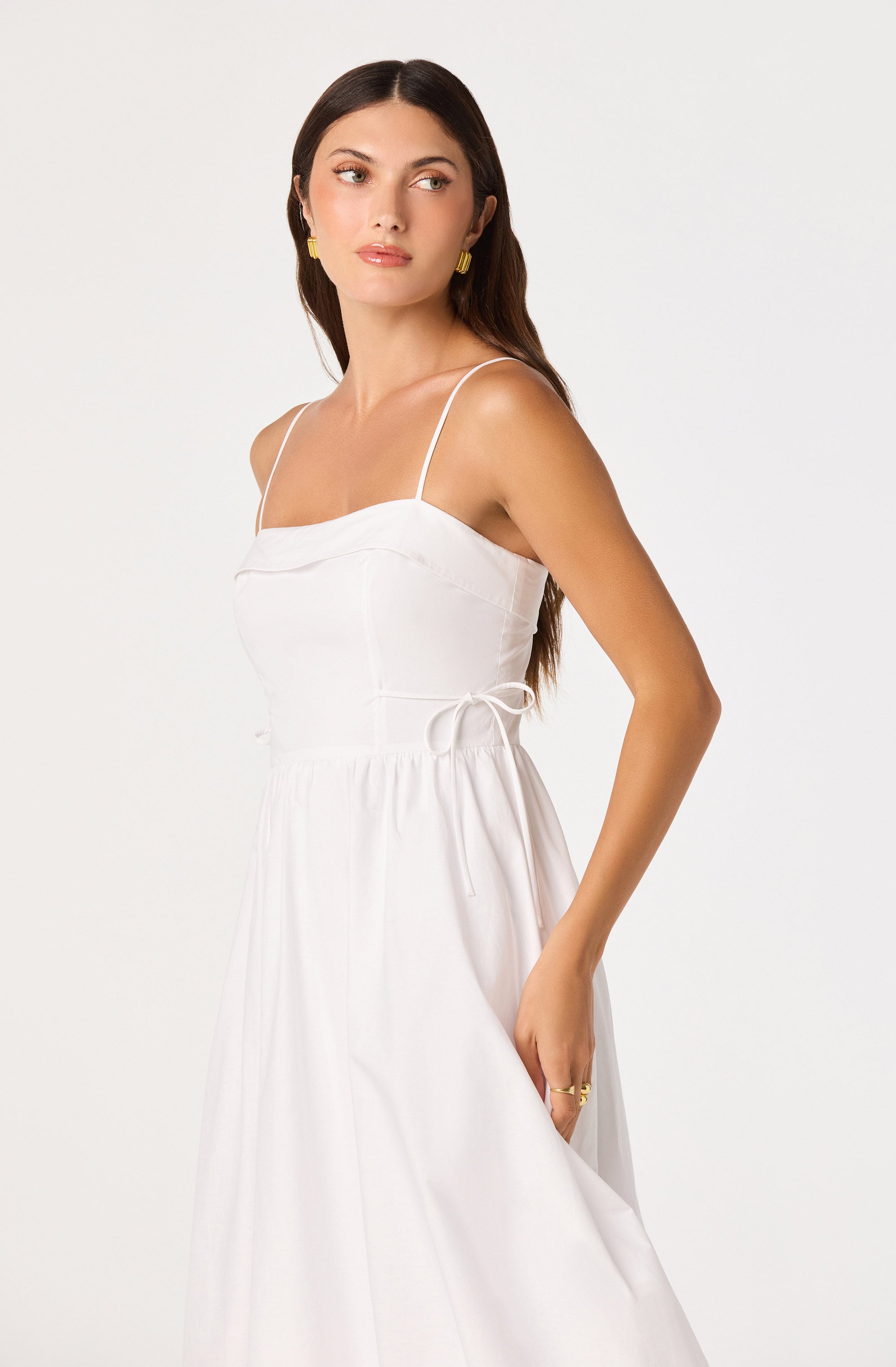 Dahlia Bubble Hem Midi Dress