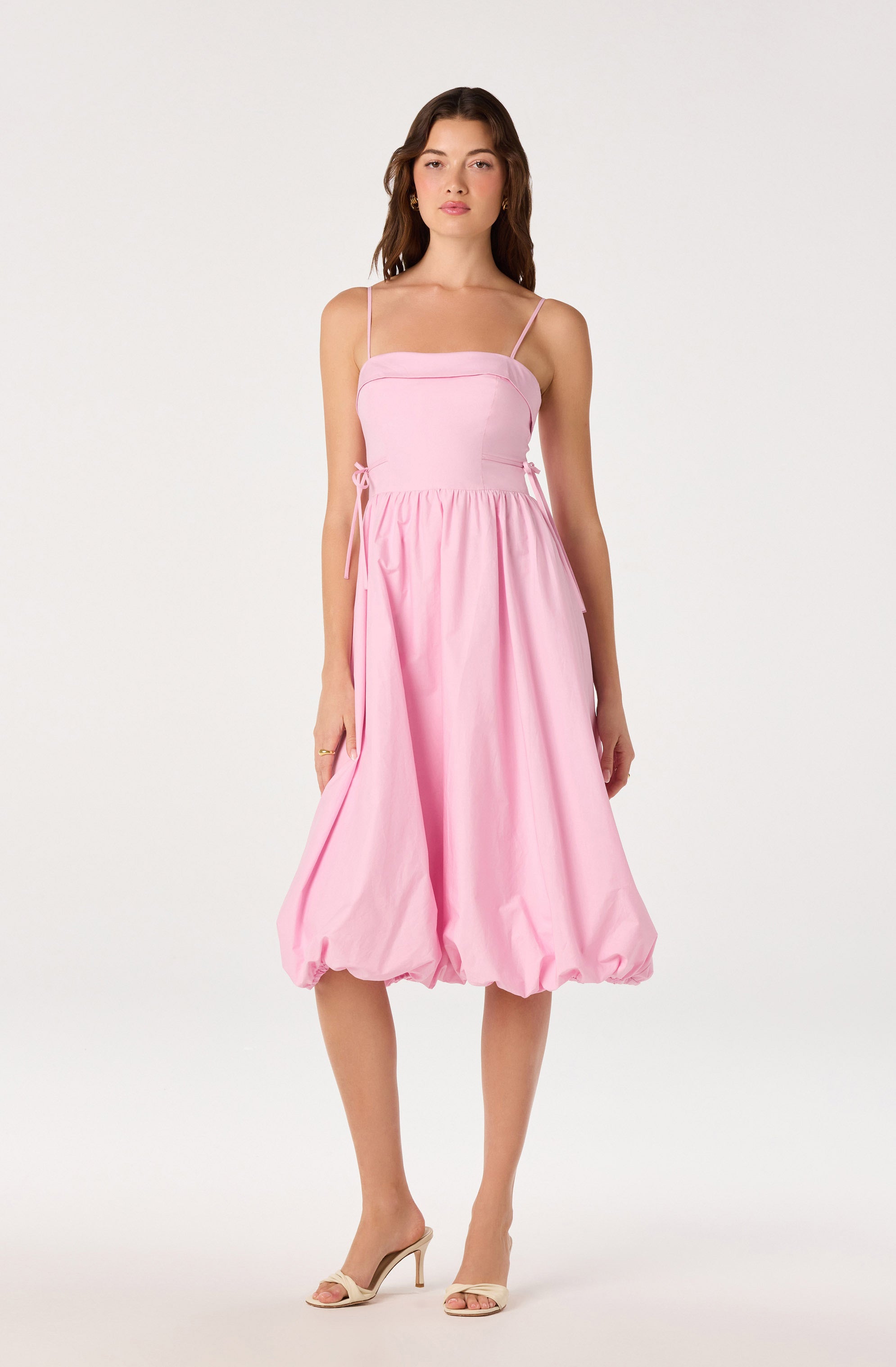 Dahlia Bubble Hem Midi Dress