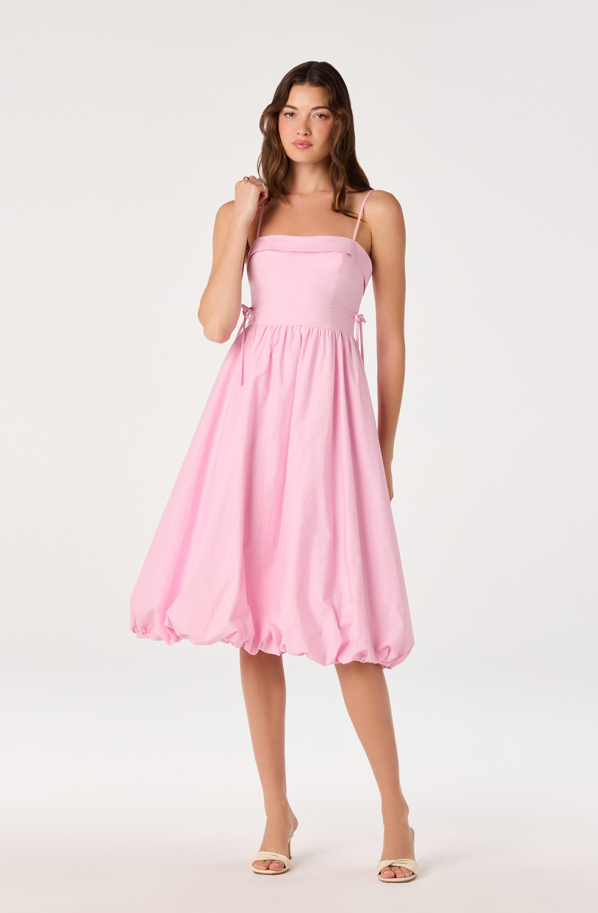 Dahlia Bubble Hem Midi Dress