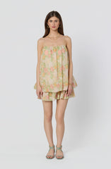 Jessa Floral Tiered Bubble Dress