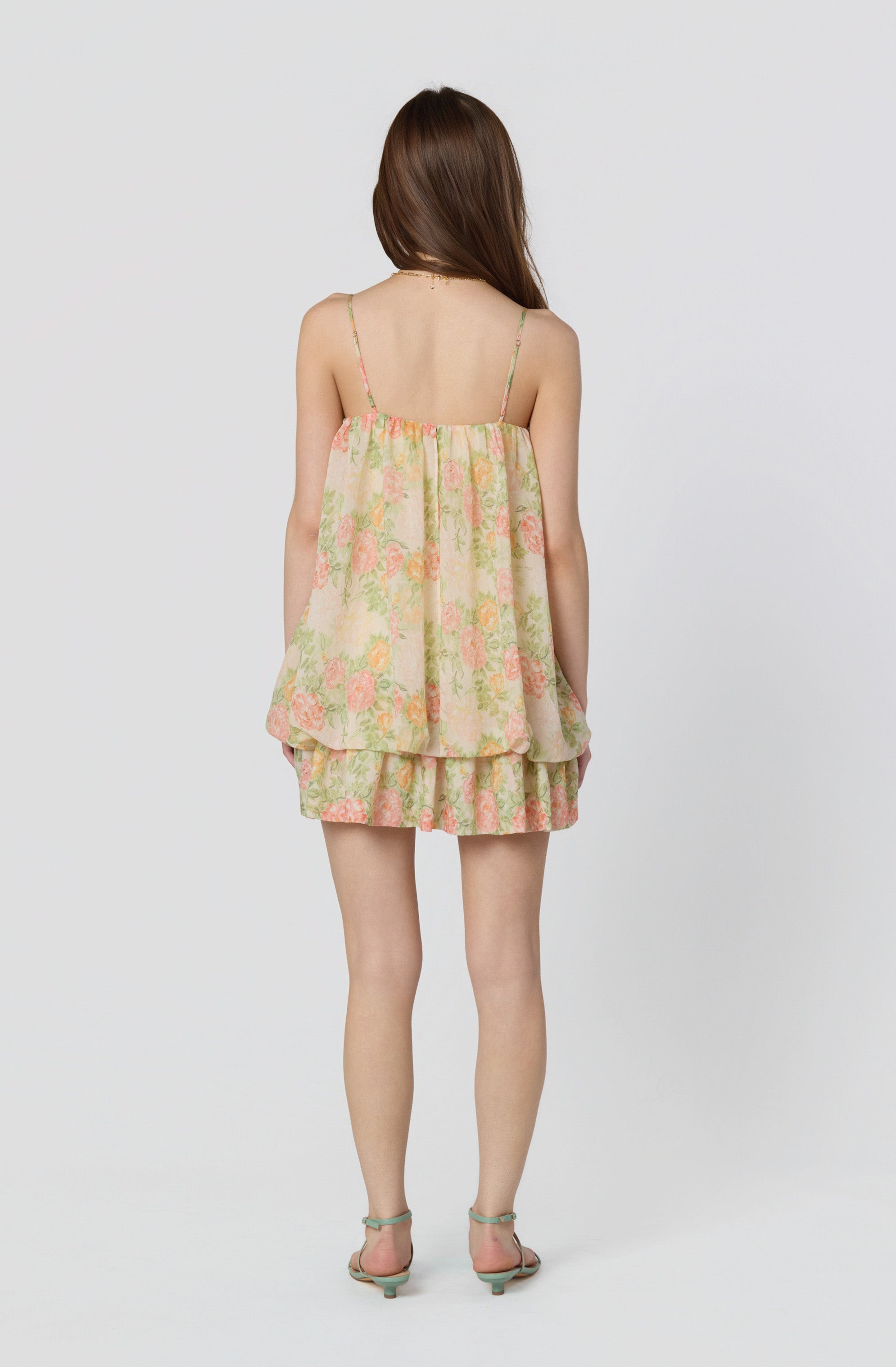 Jessa Floral Tiered Bubble Dress