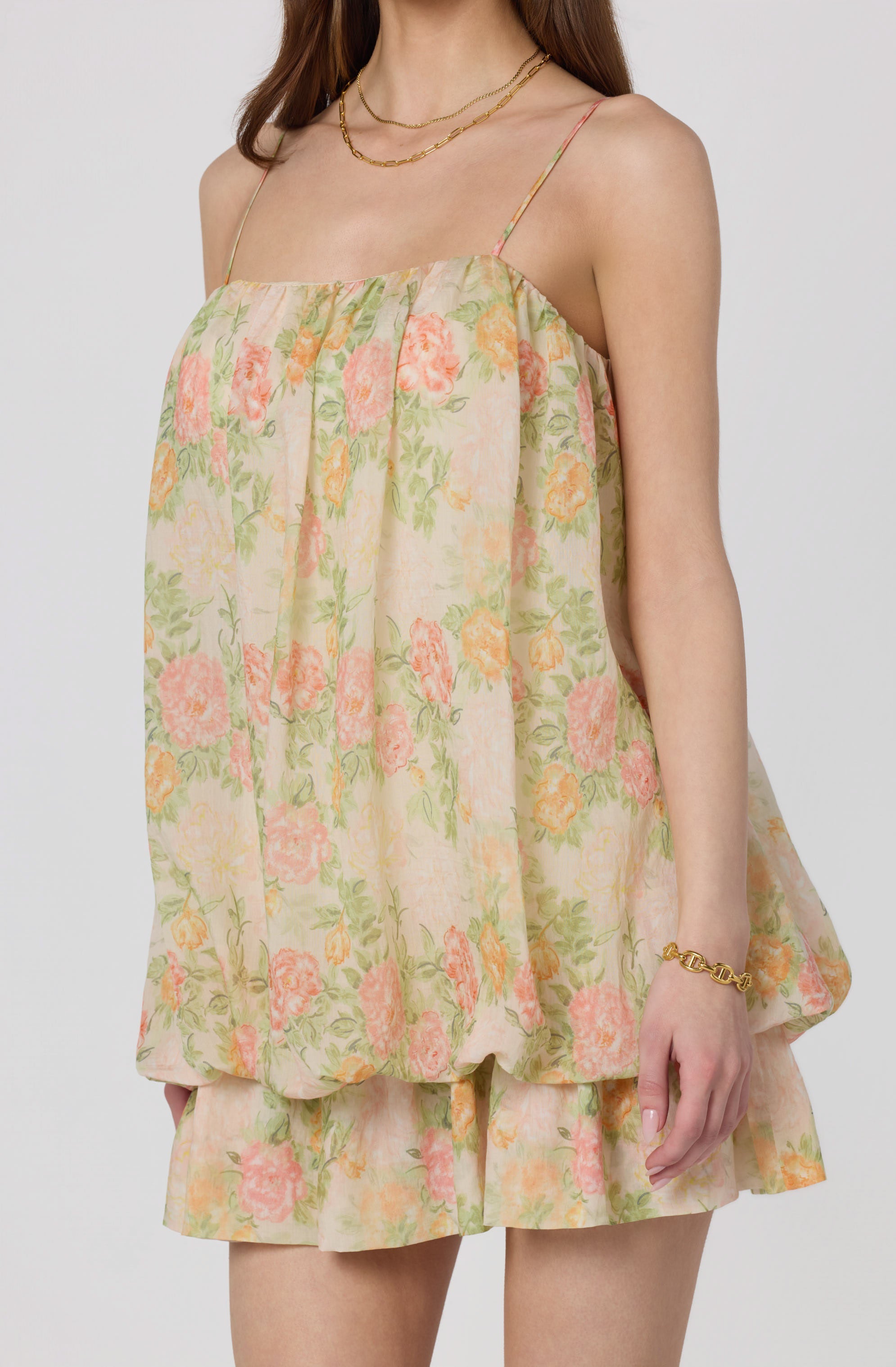 Jessa Floral Tiered Bubble Dress
