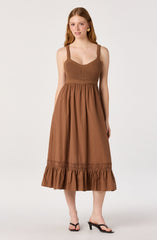 Jacquelin Crochet Open Back Dress