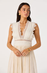Eloise Eyelet Lace Midi Dress