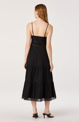 Berenice Lace Trim Midi Dress