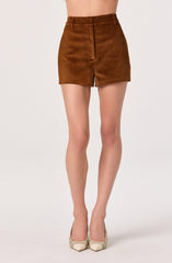 High-Rise Corduroy Shorts