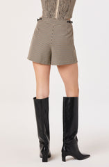 Cleora Gingham Pleated Skort