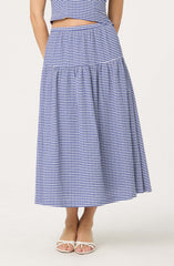 Drop waist full skirt