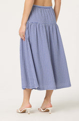 Drop waist full skirt