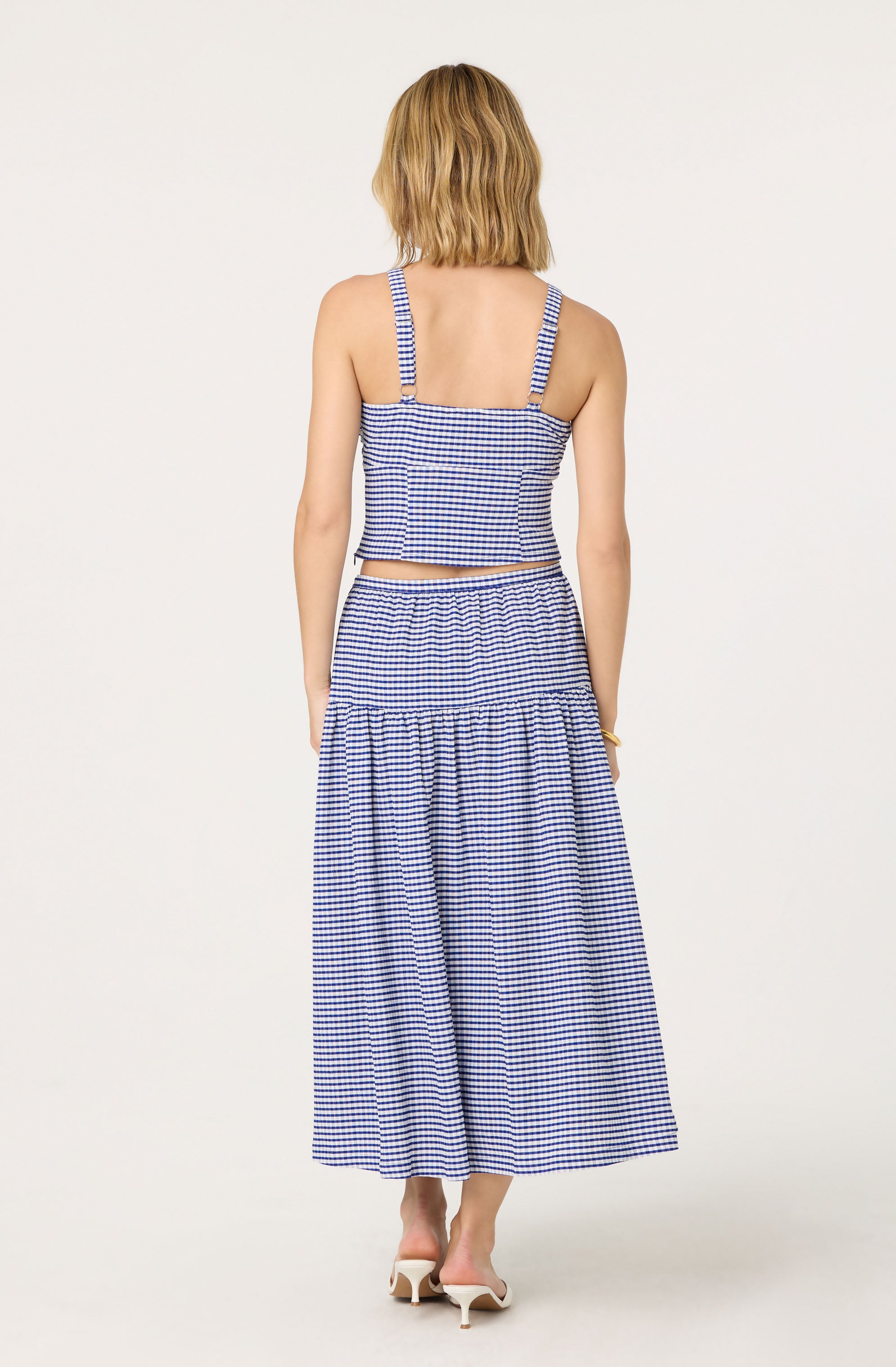 Drop waist full skirt