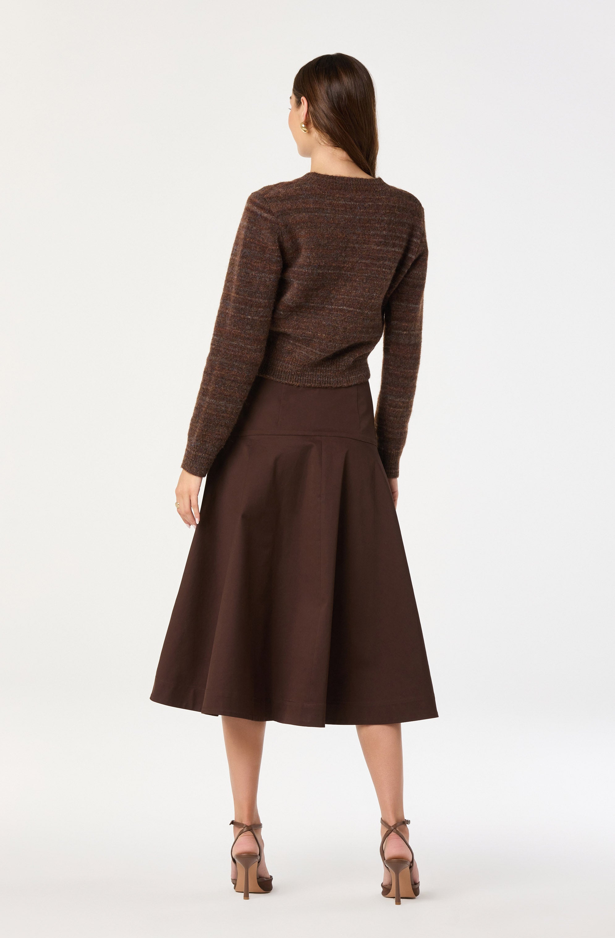 Drop Waist A-Line Skirt