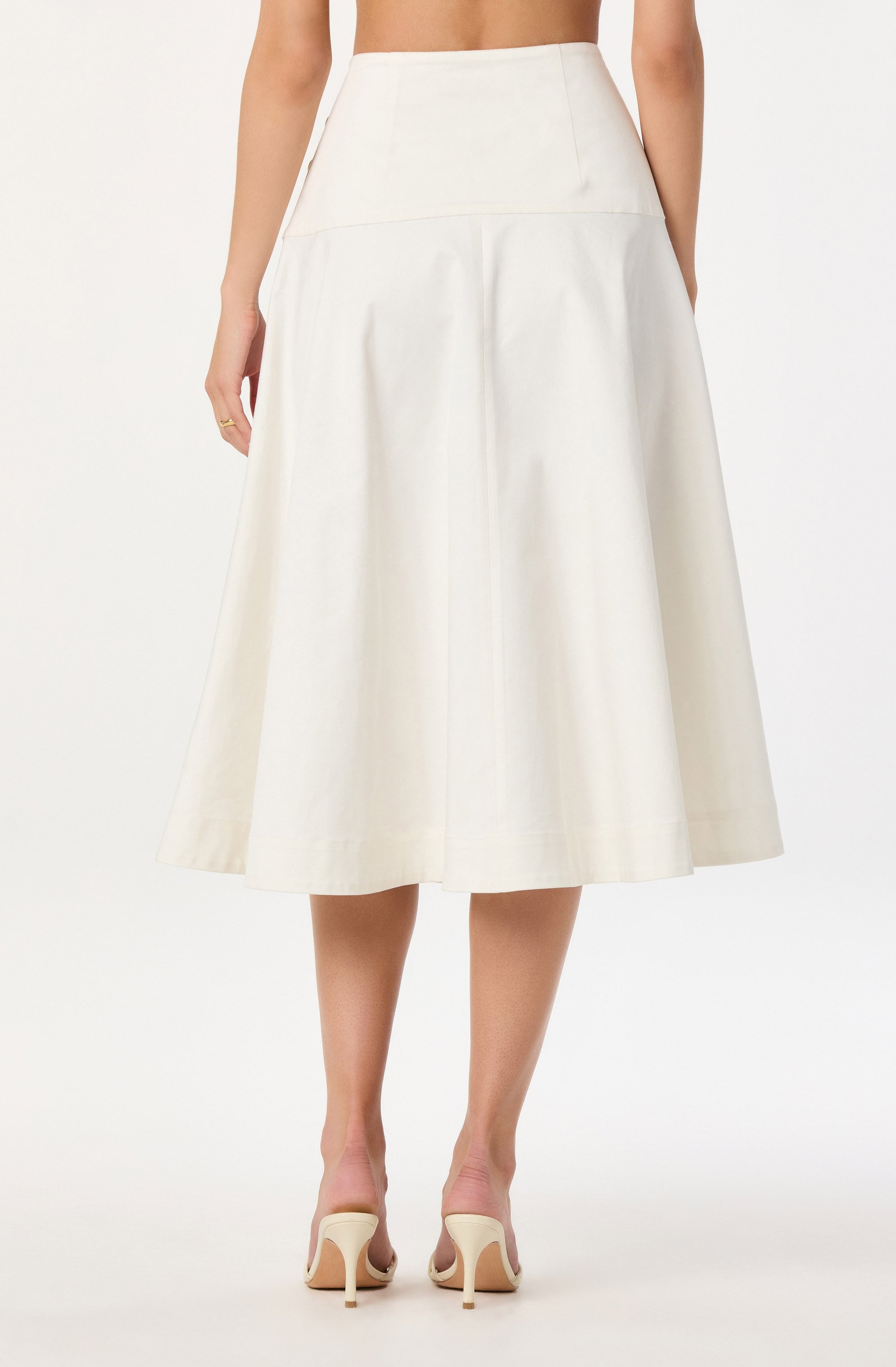 Drop Waist A-Line Skirt