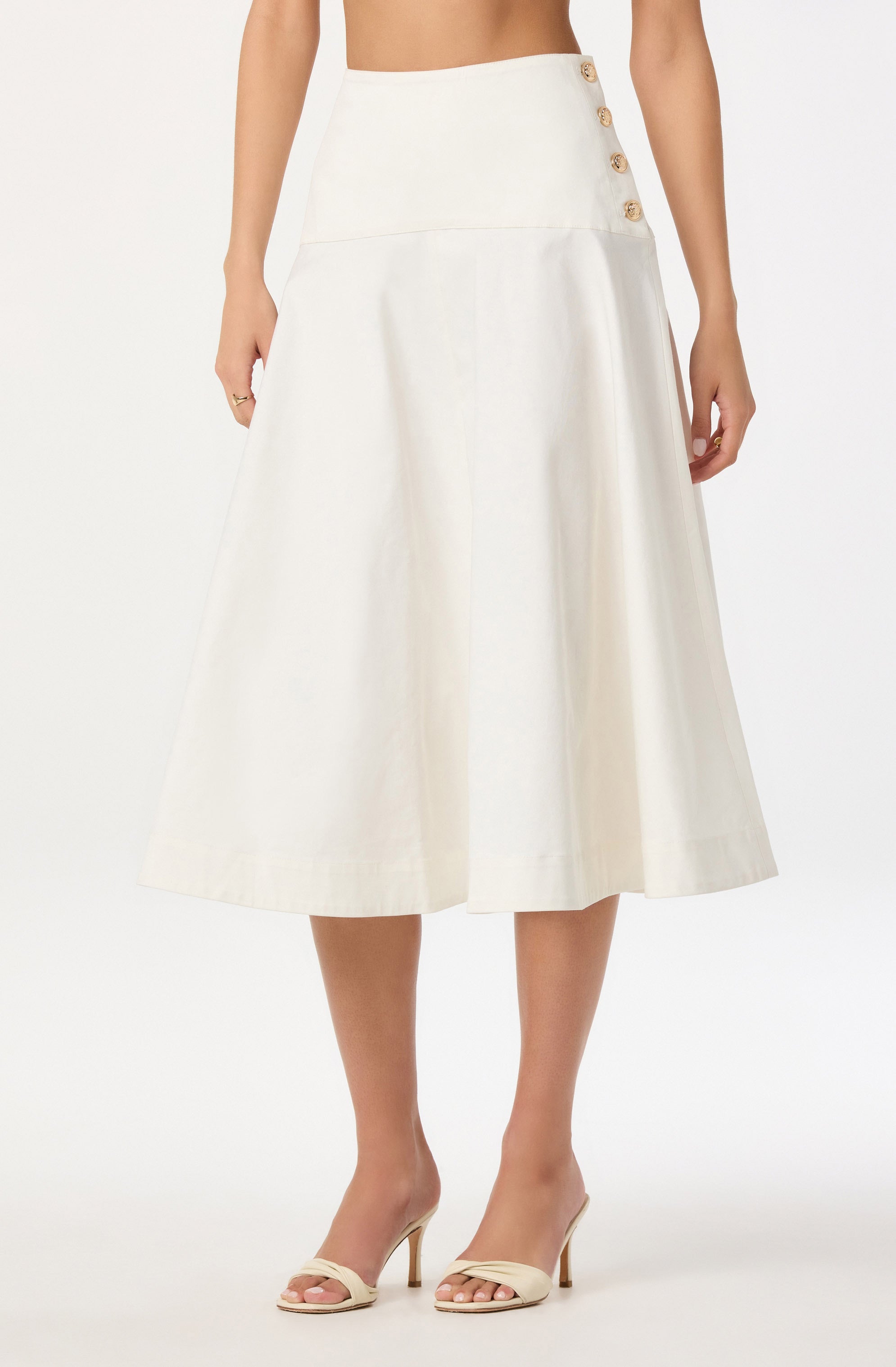 Drop Waist A-Line Skirt