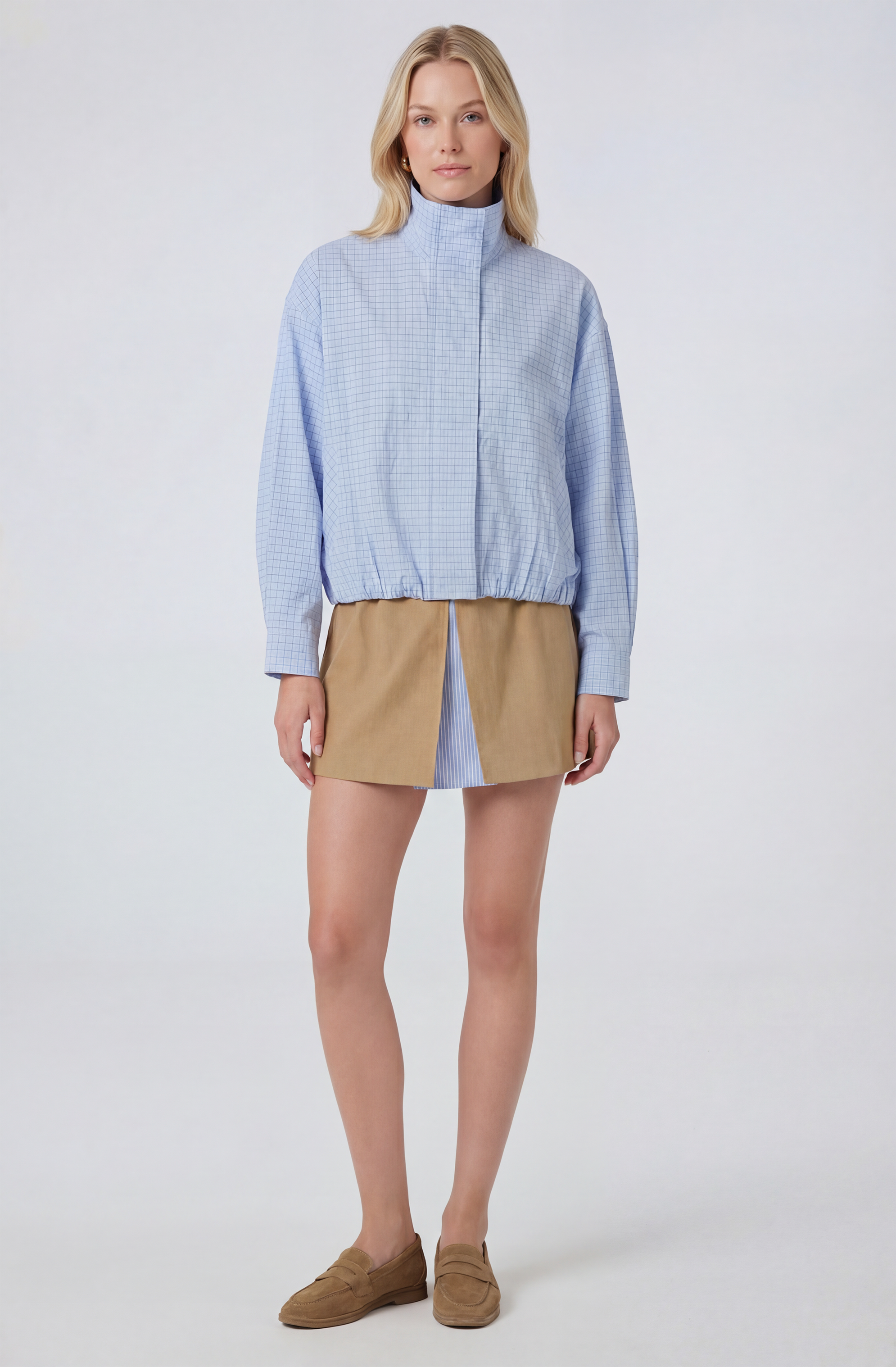 Alycia Contrast Mini Skirt