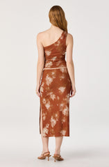 Adalee Floral Knit Midi Skirt