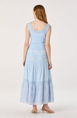 Gwyn Embroidered Midi Skirt