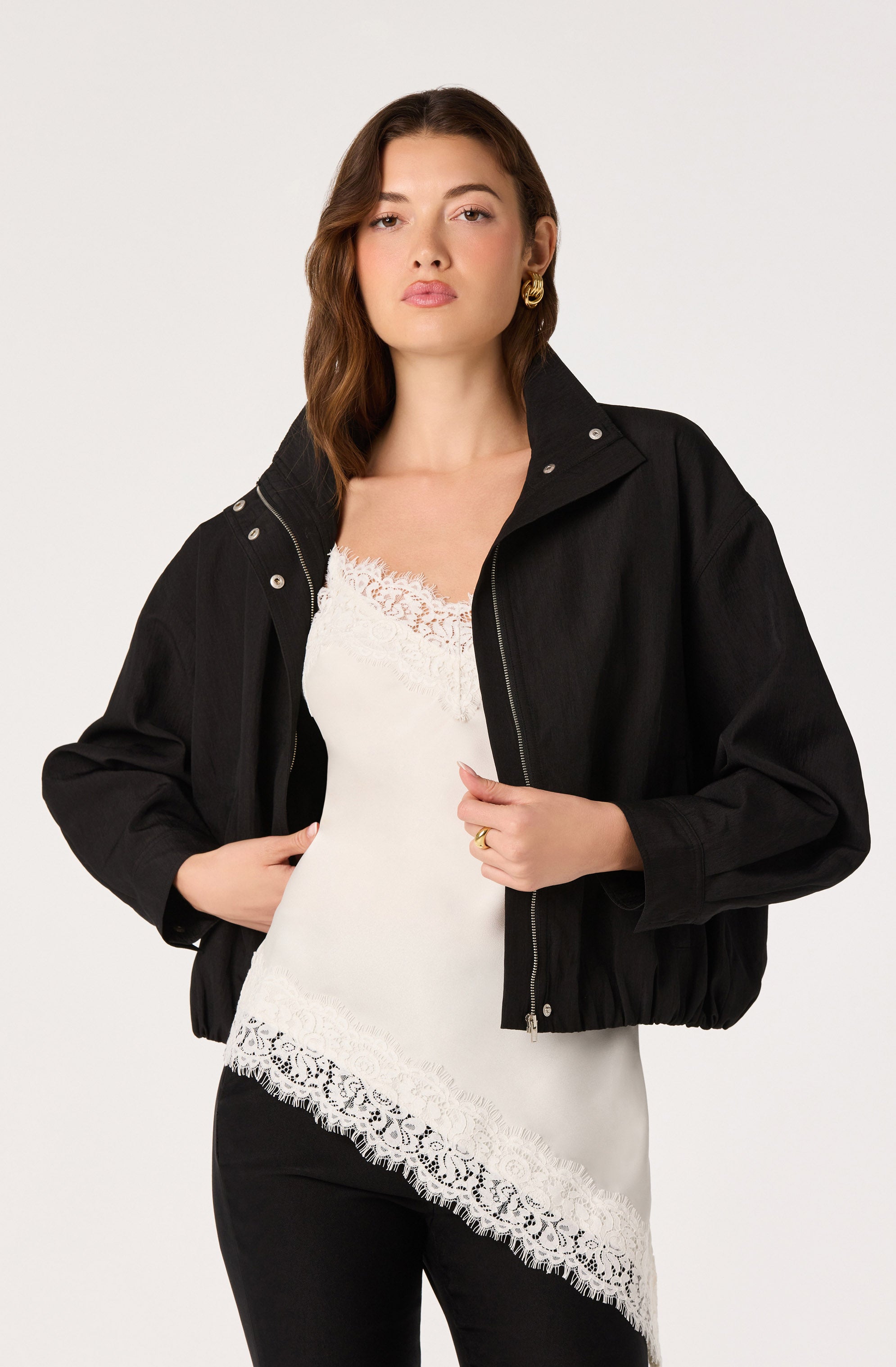 Cooper Funnel Neck Bomber Jacket