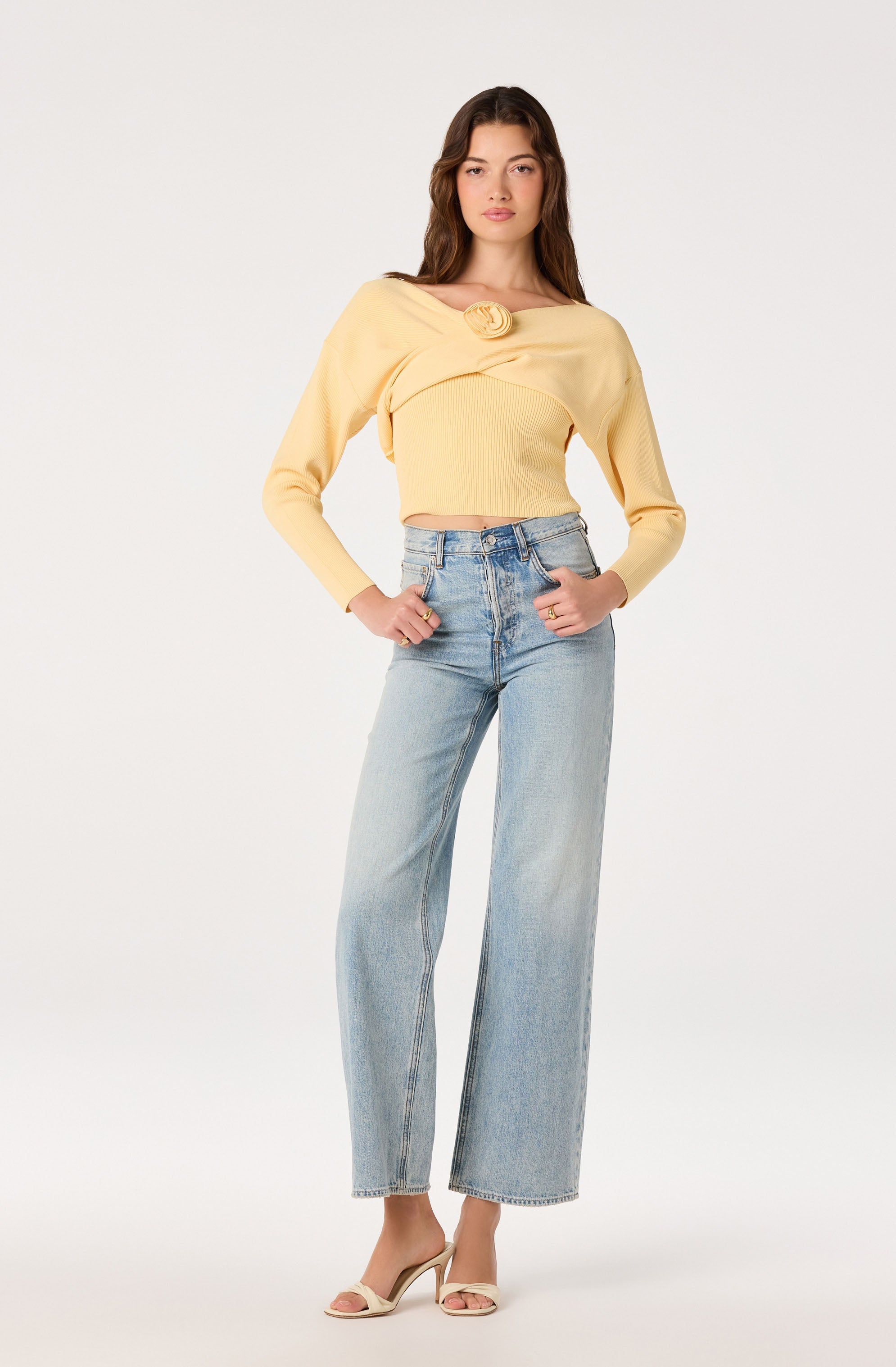 Jasmyn Sweater Bandeau Shrug Set