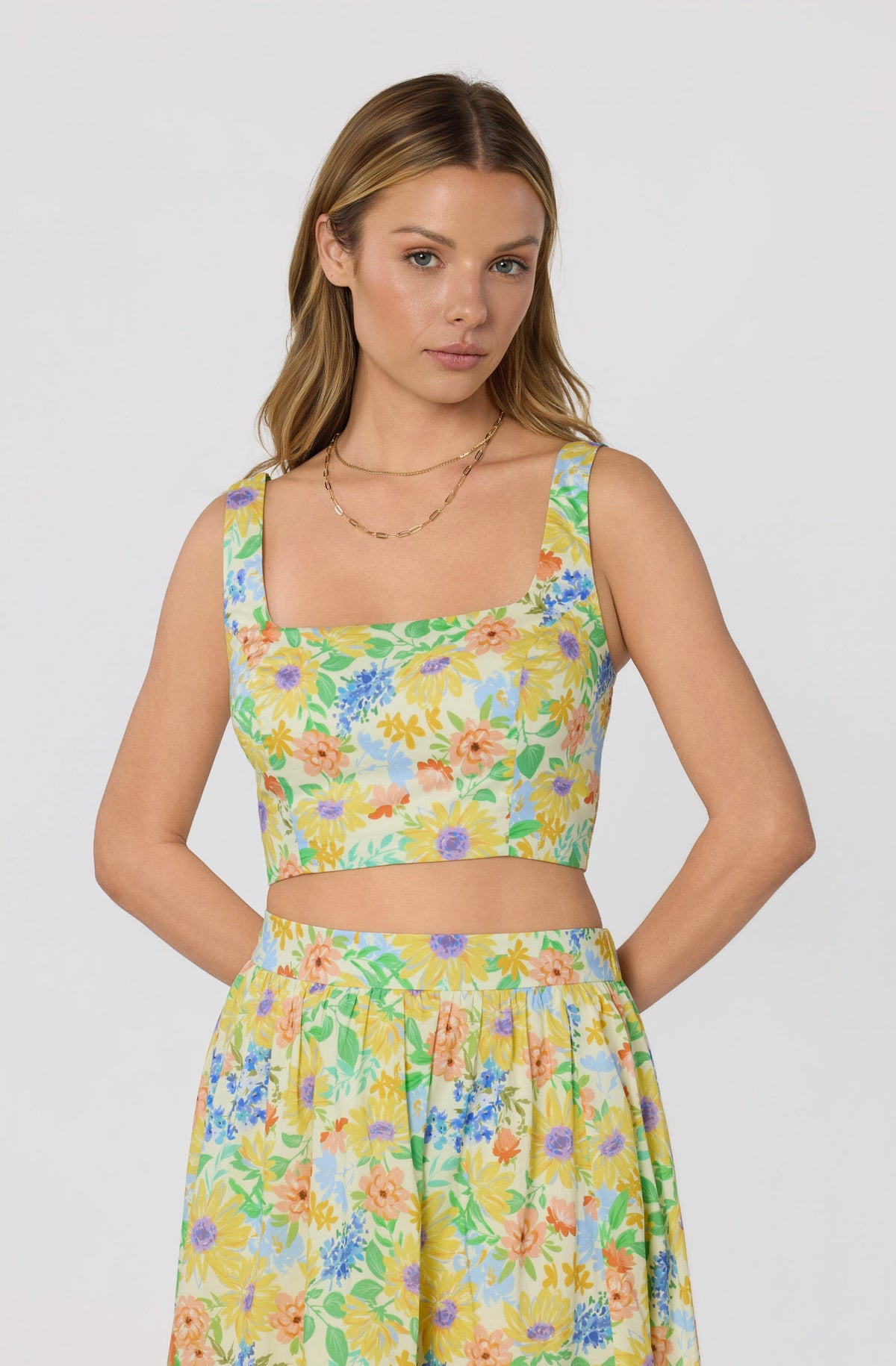 Jolie Floral Crop Top