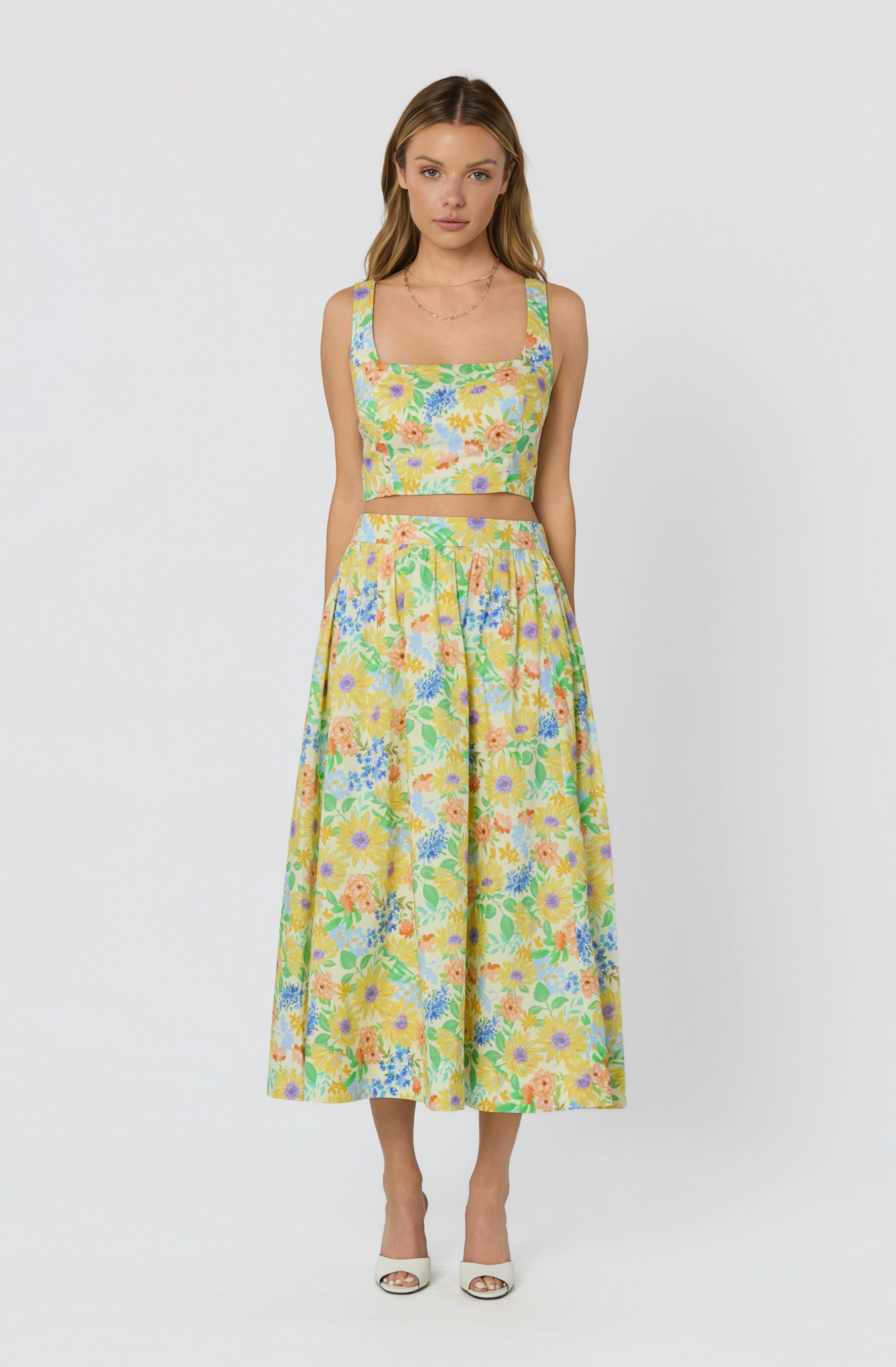 Jolie Floral Crop Top