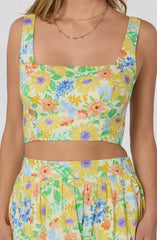 Jolie Floral Crop Top