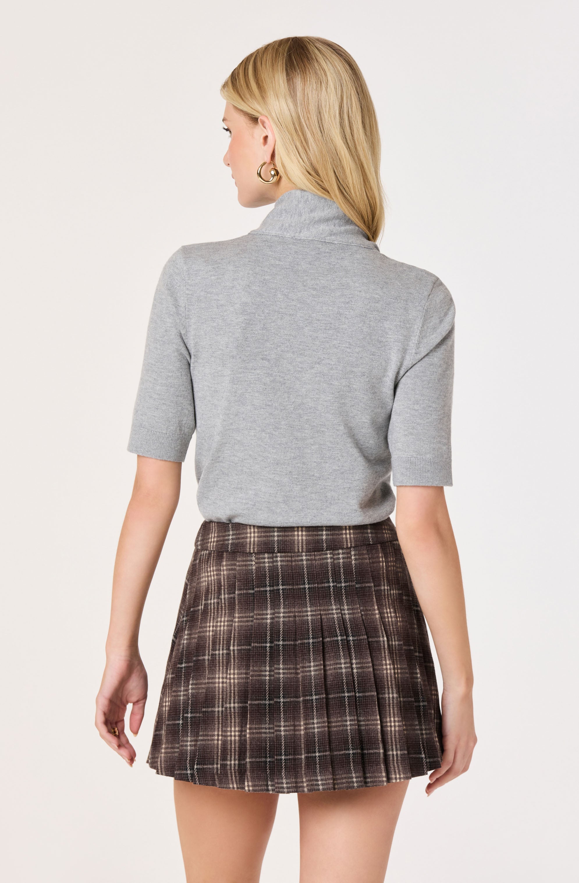 Agatha Scarf-Tie Knit Sweater