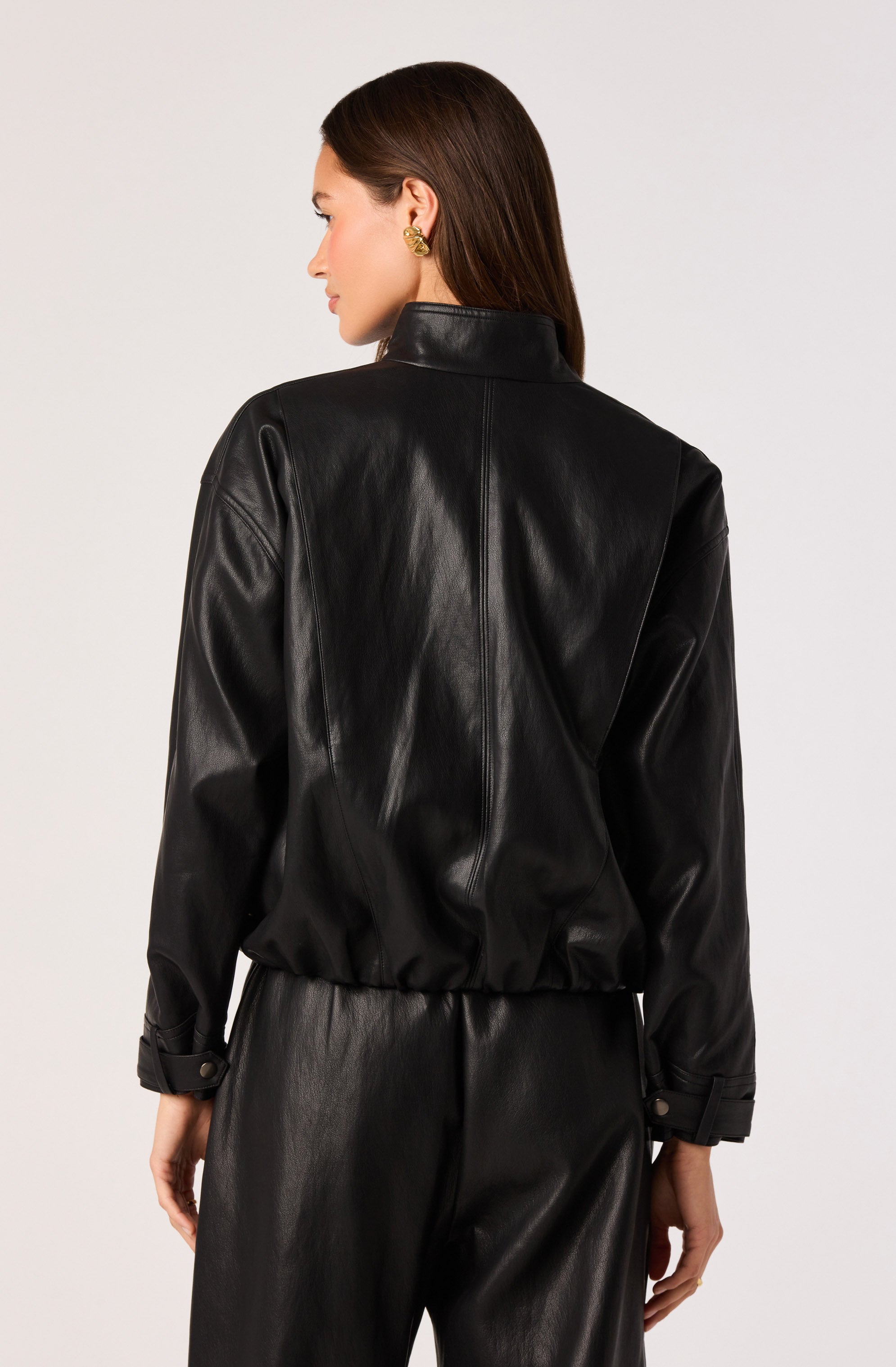 Jett Faux Leather Moto Jacket