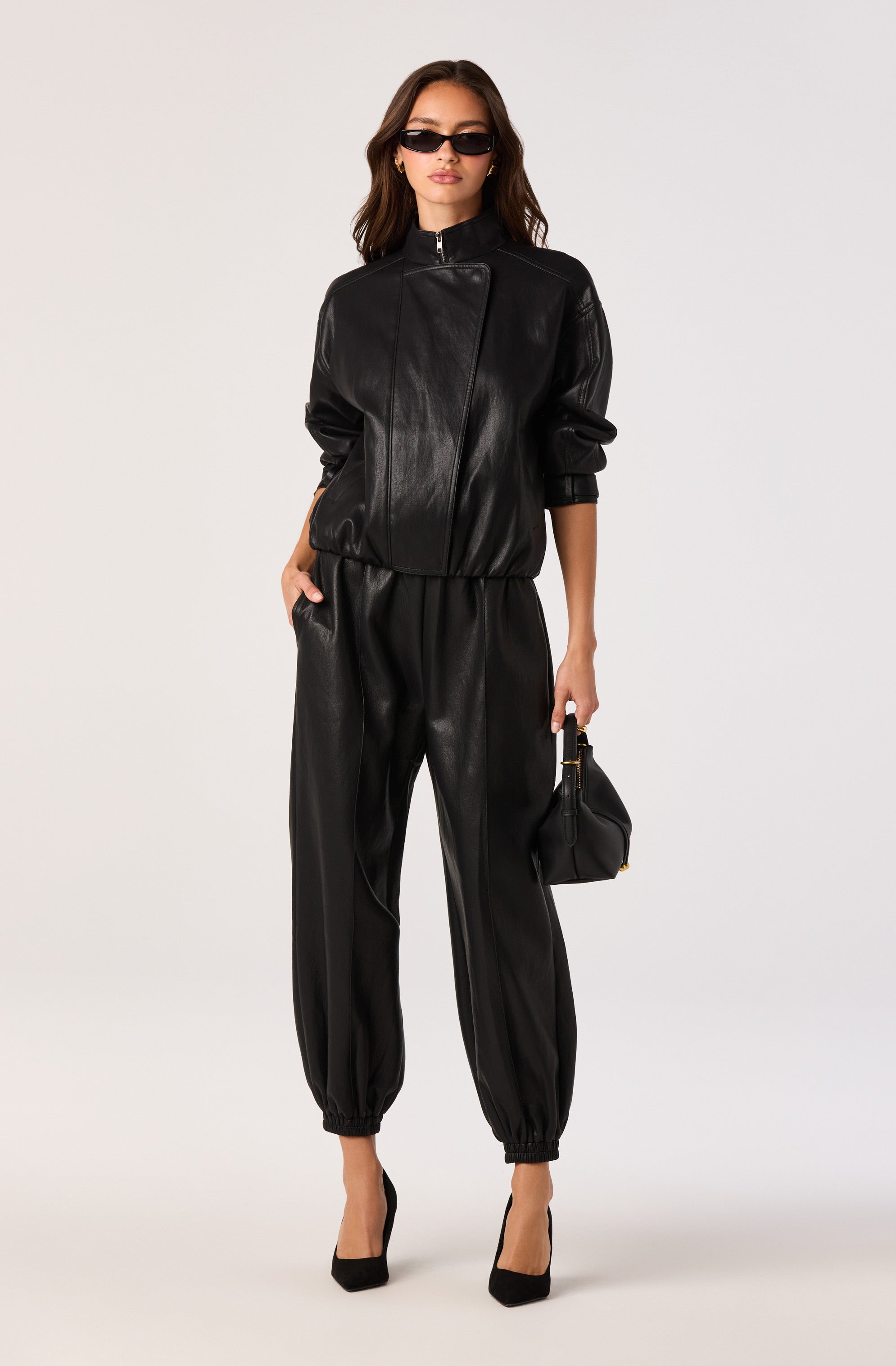 Jett Faux Leather Moto Jacket