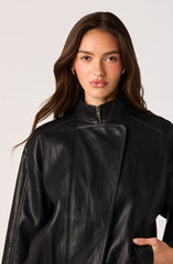 Jett Faux Leather Moto Jacket